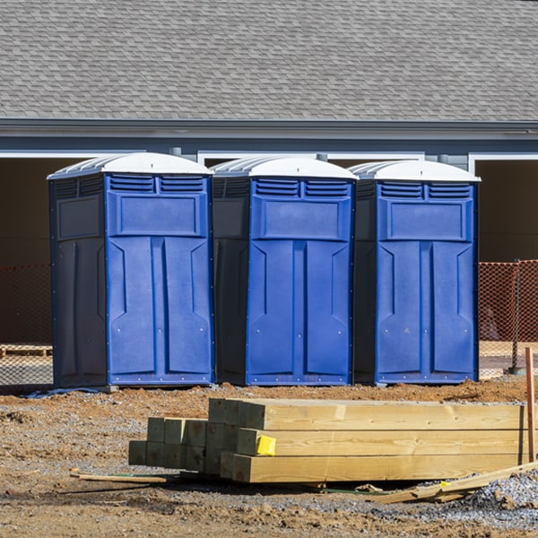 how often are the portable toilets cleaned and serviced during a rental period in Pelzer SC